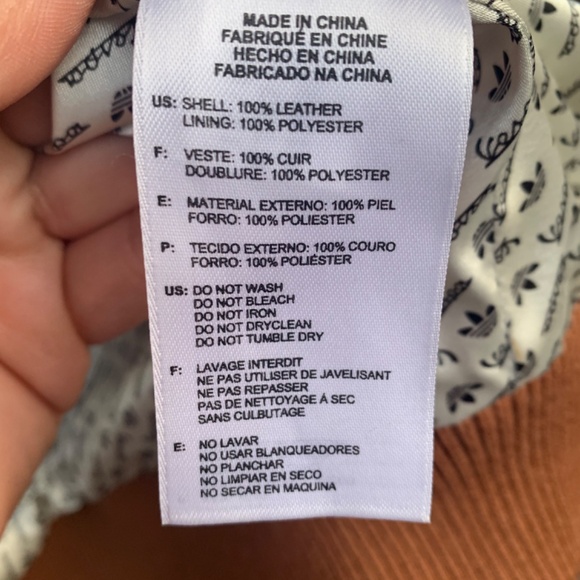 Adidas originals Vespa leather jacket - Picture 3 of 9